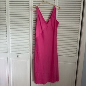 a new day Bright Pink V-Neck Dress